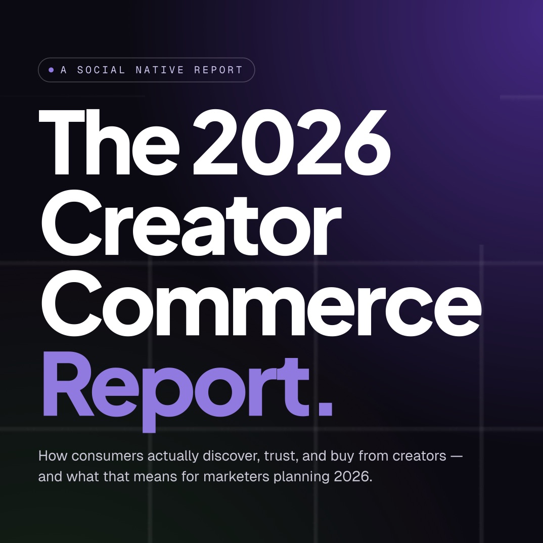 Announcing the 2026 Creator Commerce Report!