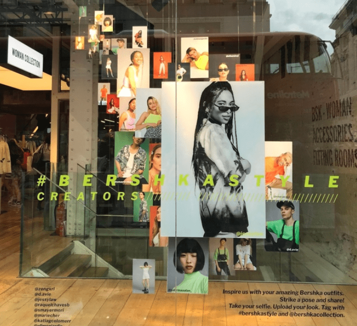 Bershka creator content example