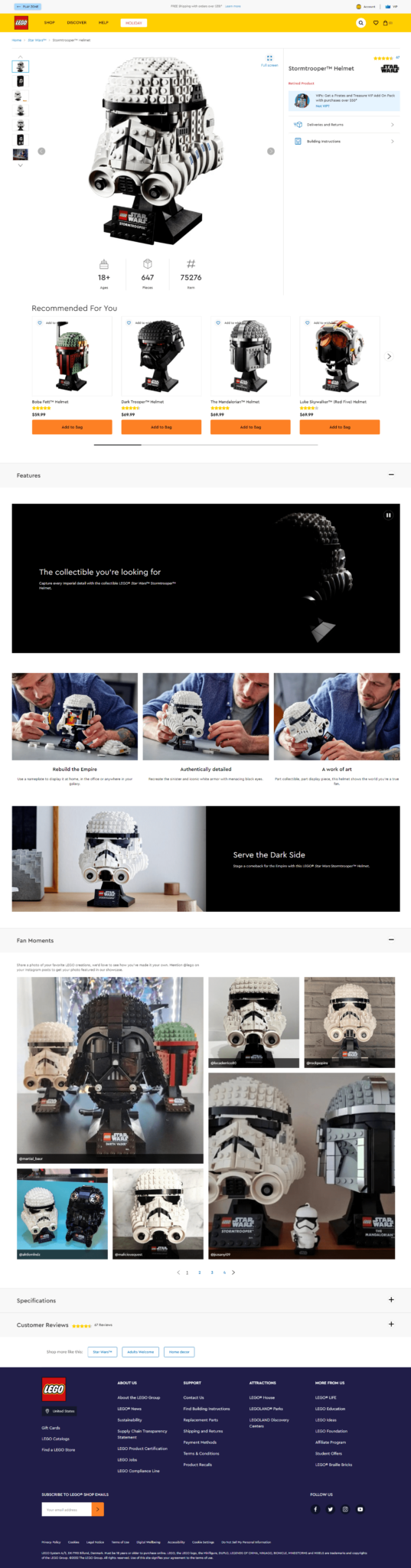 LEGO creator content example
